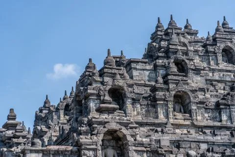 Borobudur temple Stock Photos