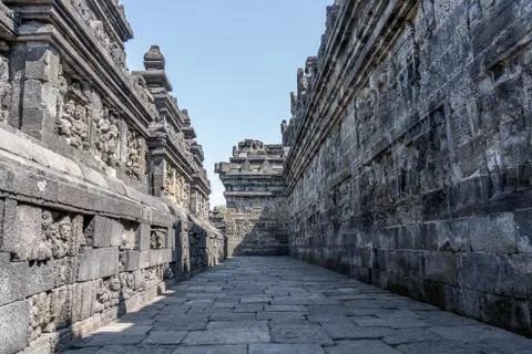 Borobudur temple Stock Photos
