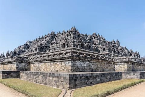 Borobudur temple Stock Photos