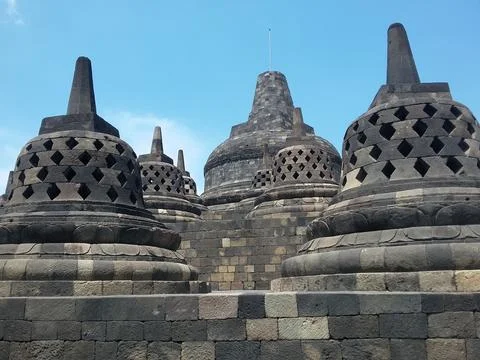 Borobudur Temple 库存照片