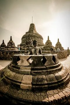 Borobudur Temple 스톡 사진