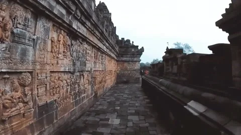 BOROBUDUR TEMPLE RELIEF 動画素材 217777168