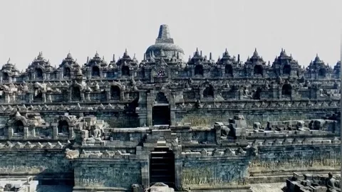 BOROBUDUR TEMPLE RELIEF 動画素材 217838339