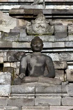 Borobudur temple. yogyakarta, java, indonesia. Foto stock