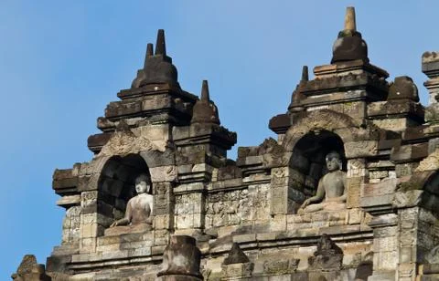Borobudur temple. yogyakarta, java, indonesia. Stock Photos