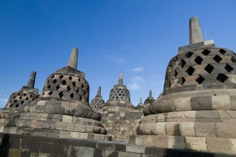 Borobudur temple. yogyakarta, java, indonesia. Stock-Fotos