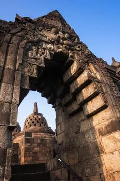 Borobudur Temple, Yogyakarta, Java, Indonesia. Foto stock