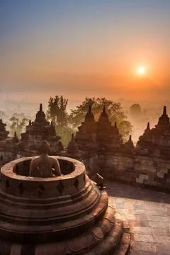 Borobudur Temple, Yogyakarta, Java, Indonesia. Stock-Fotos