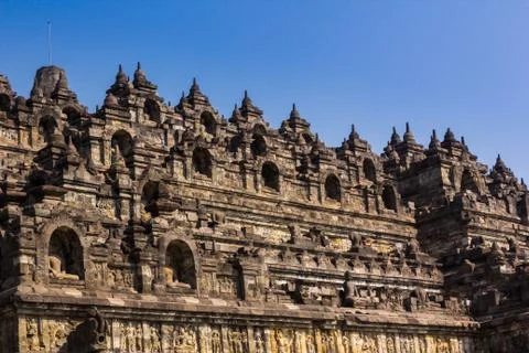 Borobudur Temple, Yogyakarta, Java, Indonesia. 스톡 사진