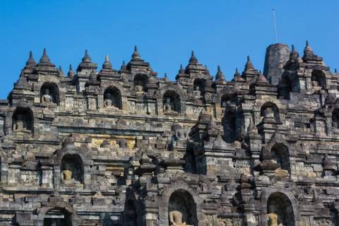 Borobudur Temple, Yogyakarta, Java, Indonesia. 스톡 사진