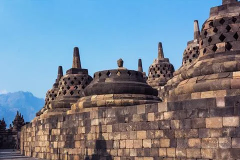 Borobudur Temple, Yogyakarta, Java, Indonesia. Stock-Fotos