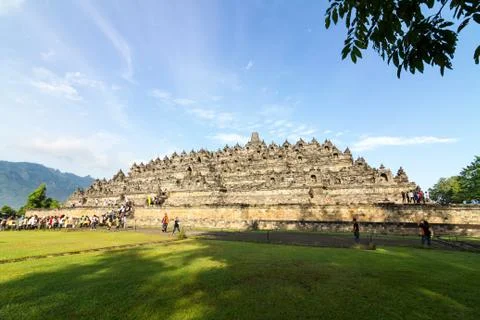 Borobudur temple, yogyakarta, java island, indonesia Fotos de archivo