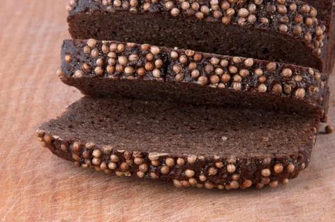 Borodino rye bread Stock Photos