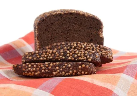 Borodino rye bread Stock Photos