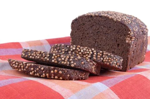 Borodino rye bread Stock Photos