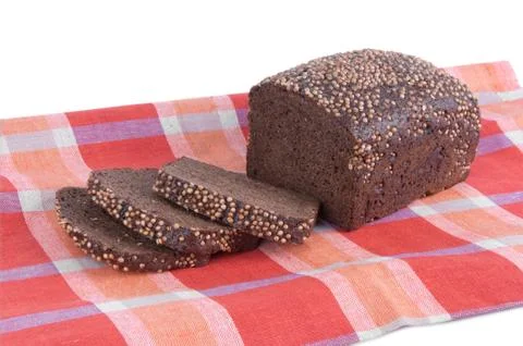 Borodino rye bread Stock Photos