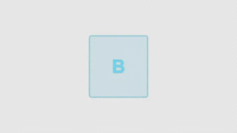 Boron B Periodic Table Element Tile Clean No Text Animation Video Overlay Alpha Vídeo Stock 339371698