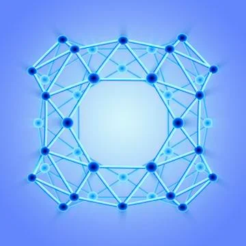 Boron buckyball, artwork Stock Illustration