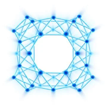 Boron buckyball, artwork Stock Illustration