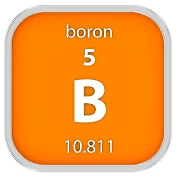 Boron material sign Фото
