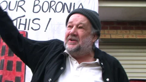 BORONIA MAN MAKES PASSIONATE PLEA AGAINST HIGH DENSITY DEVELOPMENT (2011) Stock Footage 243728198