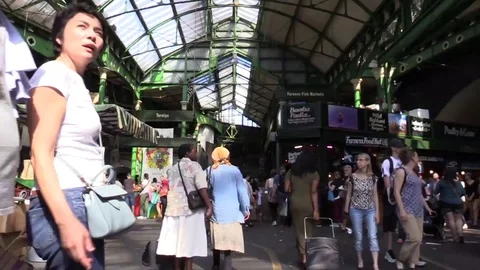 Borough Market, London Stock Footage