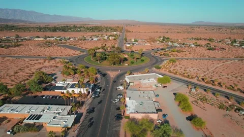 Borrego Springs - Round-About Stock Footage 243273402
