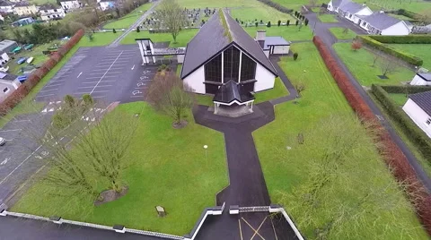 Borrisokane Church Stock Footage 59941132
