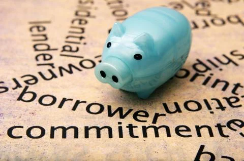 Borrower commitment concept Stock Photos