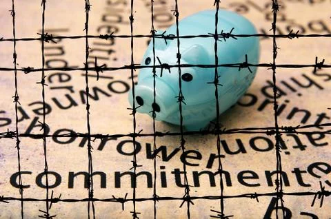 Borrower commitment concept Stock Photos