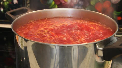 Borsch Stock Footage