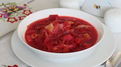 Borsch Stock Footage