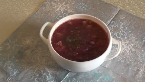 Borscht Stock Footage 101625965