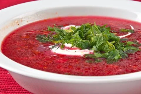 Borscht soup Stock Photos