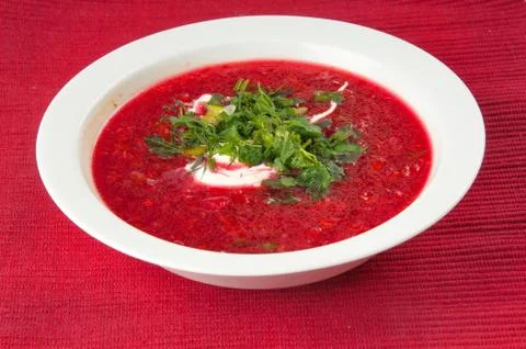 Borscht soup Stock Photos