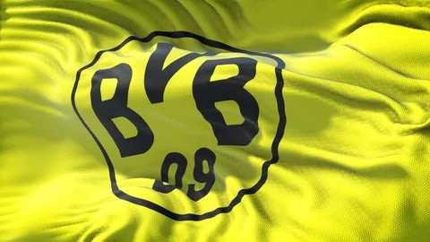 Borussia Dortmund Flag Loop Stock Footage 108764996