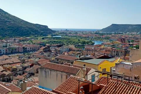 Bosa landscape Stock Photos