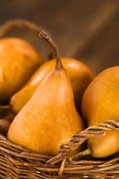 Bosc pears Stock Photos