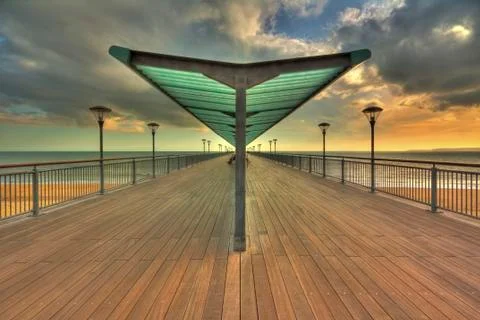 Boscombe Pier Stock Photos