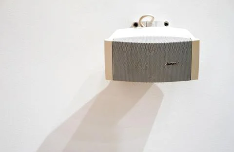 Bose Speaker Wall Shadow Stock Photos