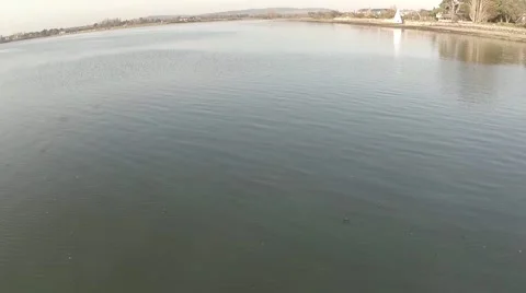Bosham Estuary Tilt Stock Footage 44423772