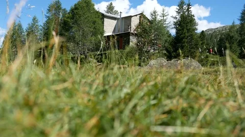 Bosio mountain lodge in Valmalenco. 스톡 동영상 79579967