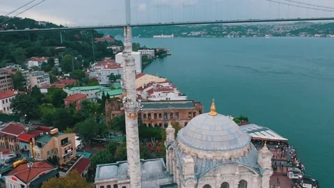 Bosphorus and Ortakoy 2 Stock Footage 146361703