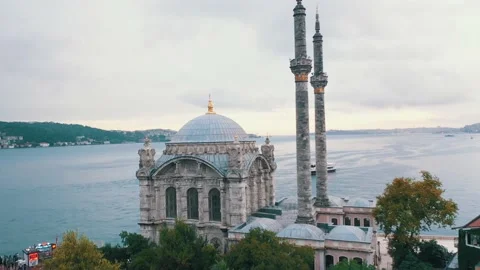 Bosphorus and Ortakoy Stock Footage 146360678