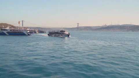 Bosphorus, Bosphorus Bridge 스톡 동영상 146947878
