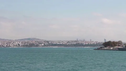 Bosphorus Bridge blue sea  Stock Footage 69249993