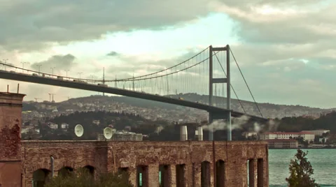 Bosphorus Bridge Stock Footage 30828906