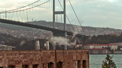 Bosphorus Bridge Stock Footage 30850255