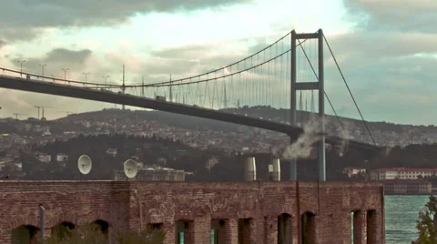 Bosphorus Bridge Stock Footage 30861141