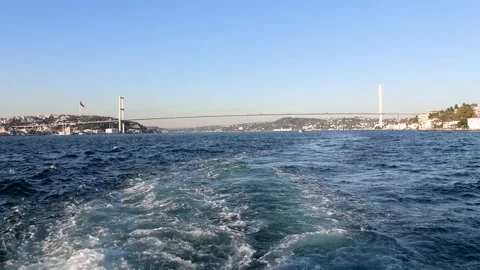 Bosphorus Bridge Stock Footage 218468449